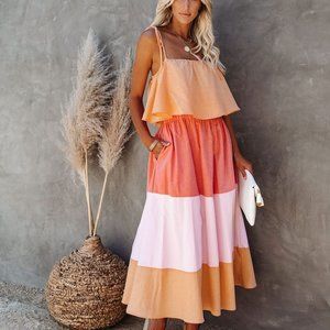 Colorblock Pocket Dress- Never Worn, Tags still on